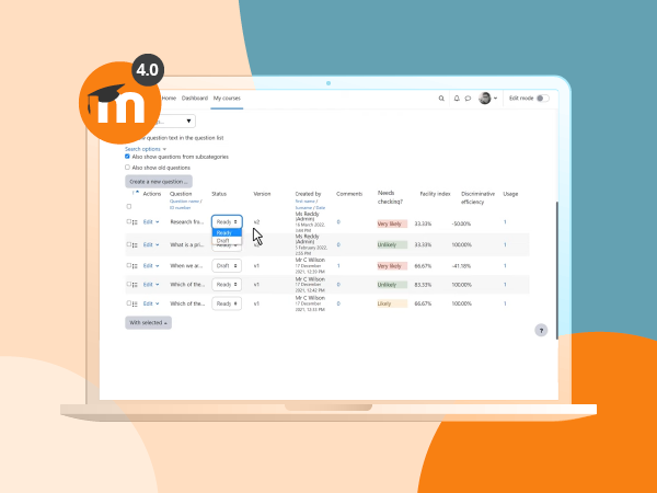 Moodle 4.0 Custom Reporting